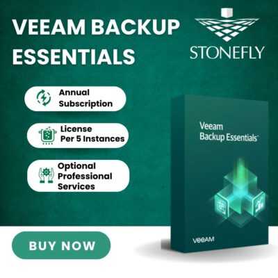 Veeam Data Platform Foundation (Veeam Backup & Replication), Annual Subscription, Per 10-Instance Universal License Pack - *USA Customers Only* | StoneFly Veeam Data Platform Foundation (Veeam Backup & Replication), Annual Subscription, Per 10-Instance Universal License Pack - *USA Customers Only* | StoneFly